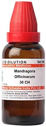 NWIL Dr. Willmar a Csomag India Mandragora Officinarum Hígítási 30 CH (30 ml) Minden egyes Rendelés