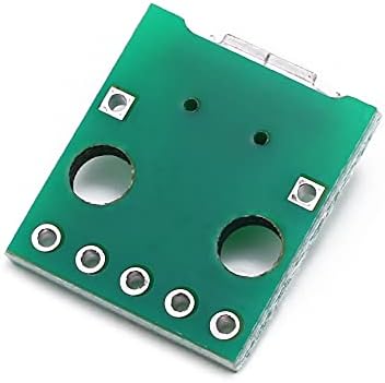 Songhe Micro USB Adapter DIP Női Csatlakozó Típus B-5 Csapok PCB Átalakító és hozzá való (10db)