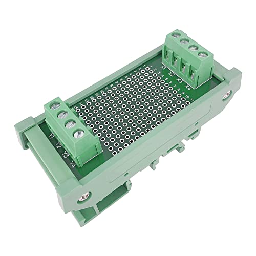 Jienk Prototípus 72×30mm PCB-Testület a DIN Sínre Szerelhető Fuvarozó Ház Kompatibilis Arduino Készlet DIY Projekt Áramkör Teszt