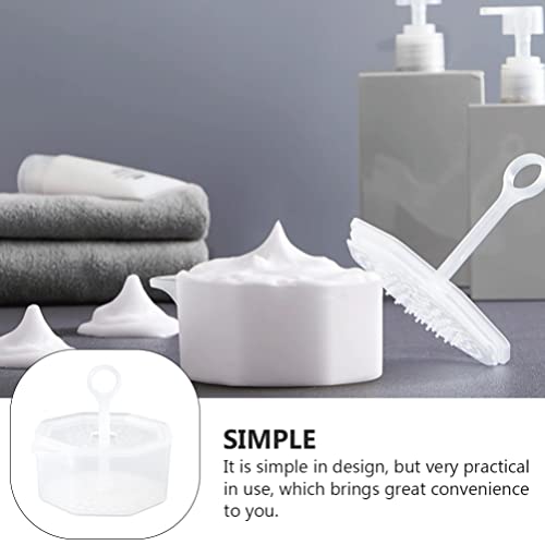 DOITOOL bőrápoló Eszközök Arc Tisztító Arc Hab Készítő Üveg Fehér: 2 db Hordozható Buborék Üveg Emulzió Bubbler Krém Foamer