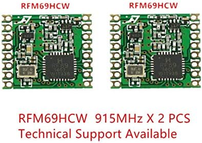 HopeRF RFM69HCW Programozható 915MHz Alacsony Fogyasztás 100nW Frekvencia Adó Modul X 2DB