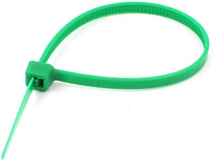 Új Lon0167 4mm x 150 mm-es önzáró Nylon Kábel Köti Nehéz Ipari Vezeték karperecet Zöld 100-as(4mm x 150mm Selbsthemmend Nylon