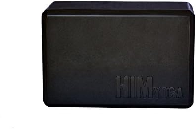 HimYoga Hab a Jóga Blokkok, 2, 9 inch x 6 hüvelyk x 4 hüvelykes, Nagy Sűrűségű EVA Tégla, Fekete