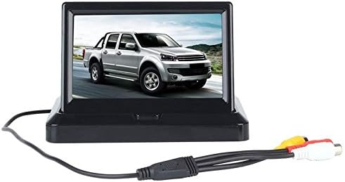 5 Összecsukható Színes LCD Monitor Autó Fordított Visszapillantó Figyelemmel kíséri az Autó Visszapillantó Kamera