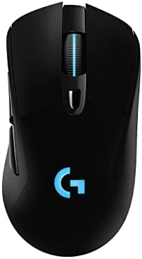 Logitech G703 Lightspeed Vezeték nélküli Gaming Mouse W/Hős 16K-Érzékelő, PowerPlay Kompatibilis, Lightsync RGB, Könnyű 95 G+10G Opcionális,