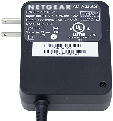 332-10613-01 AD898F20 12V 3.5 42W AC Adapter Kompatibilis a Netgear C6300 C6300BD C7000 R7500