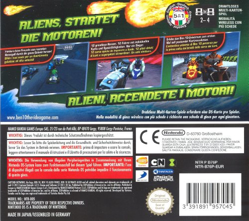 Ben 10 Galaktikus Racing DS A [német nyelvű] az Atari
