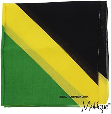 Motique Tartozékok Készlet 3 Nagy Pamut Kendő - Karib Zászlók