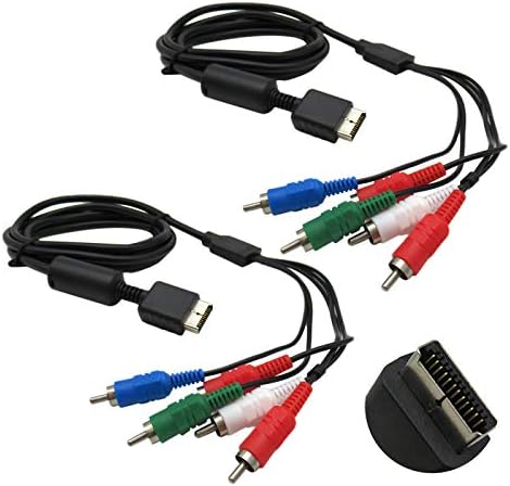 JRSHOME 2X HD Komponens A/V AV Audio Video kábel Kábel Sony Playstation 3 PS2 PS3 Slim