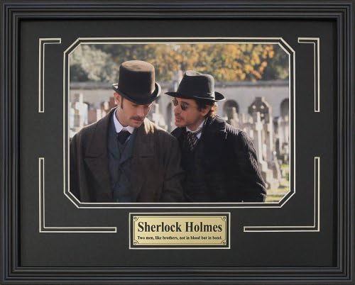 Sherlock Holmes Film Emléktárgyakat, Robert John Downey Jr. & David Jude Heyworth Törvény Keretes Film, Fénykép, Lemez, Rendelésre