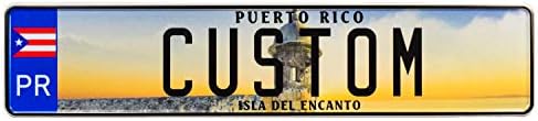 Puerto Rico Egyéni Euro Stílusú Rendszám
