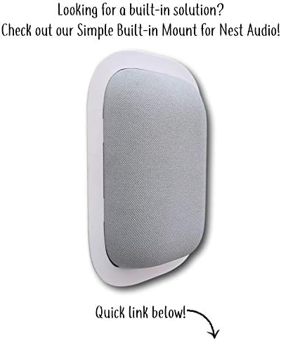 Mount Dzsinn Megfizethető Essentials Fali Fogas Állvány Fészek Audio (Fehér, 2-Pack): Csavart, majd Screwless Opciók Telepítése, Vékonyka,