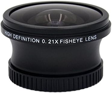 Sony DCR-HC30 0.21 x Magas Minőségű Fish-Eye Objektív (180° - Os Átlós Látószög) + Lépett Ringbe (25mm-37mm) + Nwv Közvetlen