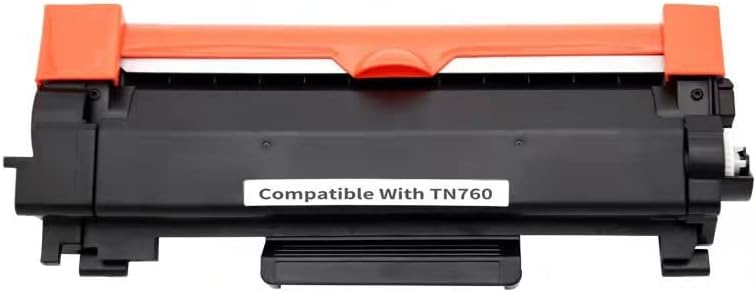 TN760 Eredeti Nagy kapacitású Festékkazetta, Kompatibilis Testvér TN760/TN730/TN770 NEKÜNK, Fekete Toner, Akár 3000 Oldal, Támogatja