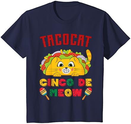 Cinco de Miau taco macska, Mexikói Cinco De Mayo Macska Szerelmeseinek, T-Shirt