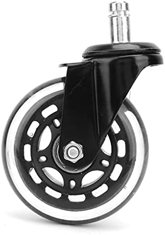 5db 3 Inch Poliuretán Univerzális, Forgatható Görgő Irodai Szék PU Roller Kerék Bútor Kocsi Roller a golyóscsapágyak Hidegen