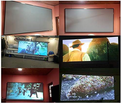 LIRUXUN 4:3 Hordozható Projektor Képernyő Fém Réteg Fény Ellenálló Film Fényvisszaverő Képernyős Összecsukható Projekt Képernyő 60-100inch (Méret