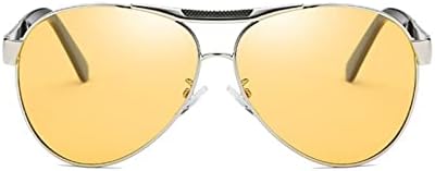 WIRUN Éjszakai Vezetés Szemüveg Tükröződésmentes Polarizált UV400 éjjellátó Sárga Vezető Napszemüveg Férfi Kerékpározás