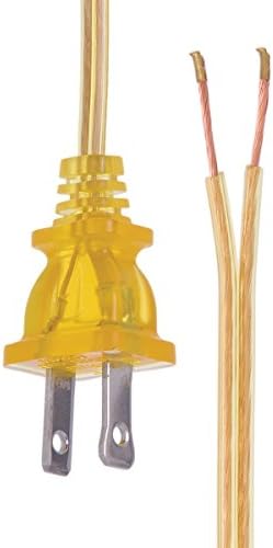B&P Lámpa® Tiszta Arany Lámpa Kábel, 16 Láb Hosszú SPT-2 Vezeték, UL