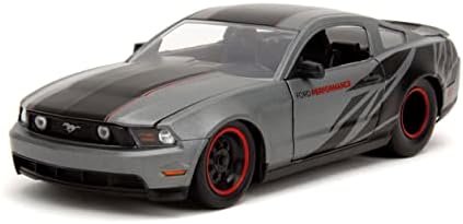 Nagy Izom 1:24 2010-Es Ford Mustang GT Die-Cast Autó, Játékok Gyerekeknek, Felnőtteknek(Szén Szürke)
