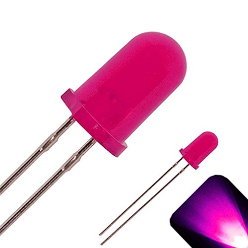 5mm Round Top Szórt Rózsaszín LED - Ultra Fényes (Csomag 100)