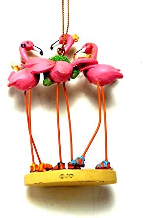 Cape Shore Lányok Este Barátnője Rózsaszín Flamingók Gyanta Strand Dísz