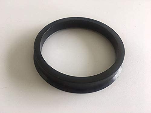 NB-AERO 4pc Fekete Polycarbon Hubrings 71.12 mm (Kerék), hogy 56.1 mm (Hub) | Hubcentric Középső Gyűrű 56.1 mm 71.12 MM, Sok Honda/Kia/Mini