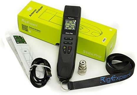 RigExpert Stick Pro Hordozható Antenna Analyzer 0,1-600MHz, Színes Kijelző, Bluetooth, majd N-Típusú Csatlakozó