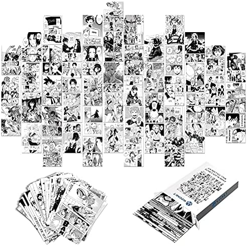 Woonkit Anime Poszterek a Szoba Esztétikai, Anime Dolog, Anime, Szoba, Hálószoba falára Kollégiumi Dekoráció, Manga Panelek, Anime Fal, Kollázs,