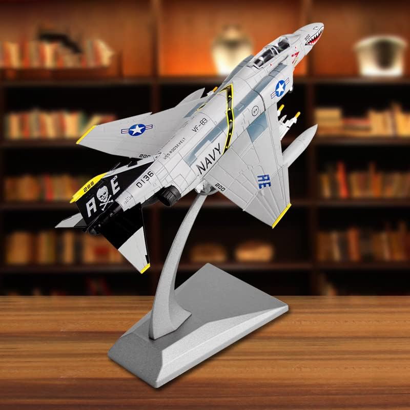 MOUDOAUER Alufelni Amerikai F-4C Szellem Támadás Repülőgép Modell 1:100 Modell Szimulációs Harcos Katonai Tudományos Kiállítás Modell Gyűjtemény