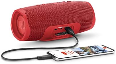 JBL Díj 4 - Vízálló, Hordozható Bluetooth Hangszóró - Piros