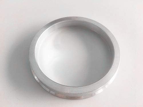 NB-AERO 4pc Ezüst Alumínium Hubrings 69.85 mm (Kerék), hogy 64.1 mm (Hub) | Hubcentric Középső Gyűrű 64.1 mm 69.85 MM, Sok HONDA ACURA STERLING