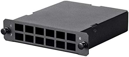 Monoprice 12-Port Lgx Mpo Kazetta Lc Duplex 2Mpo, Könnyen Telepíthető, használható Üres Panelek