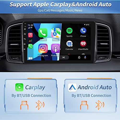 Android 11 Autó Hifi a Chevrolet Chevy Spark 2011-2014-es Vezeték nélküli Apple Carplay&Android Auto,9 Hüvelykes érintőképernyő,