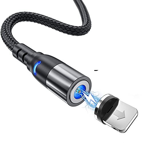 [2 Csomag] 2m Mágneses USB Kábel-Gyors Töltés USB-C Típusú Kábel Mágnes Töltő Adatok Díjat Micro USB Kábel, Mobil Telefon, Kábel-USB