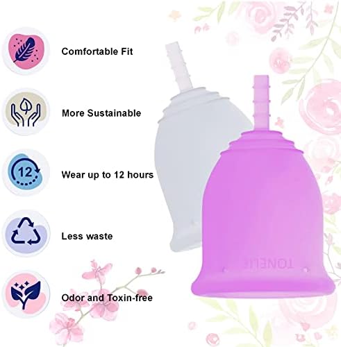 2db Menstruációs Csésze + 2IN1 450ml Gát Öntözés Gát Köcsög,15oz Hordozható Bidé Peri Palack Vízzel Pecsétet Kap Vízálló Táska