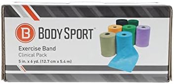 BodySport® Edzés Zenekar, 5. x 6 yd. - Szakmai Ellenállás Zenekarok Otthoni Fitness & Edzőtermi Gyakorlatok Edzés & Rehab Berendezések