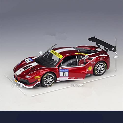 Méretarányos autó Modell 1:24 a Ferrari 488 Kihívás Formula sportkocsi Kész Másolat Autó Alufelni Meghalni-Casting Modell Autó Gyűjteni