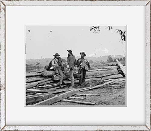 VÉGTELEN FÉNYKÉPEK, Fotó: Gettysburg, Pa | Három Konföderációs Foglyok | 1863 | Történelmi Fotó, Reprodukció