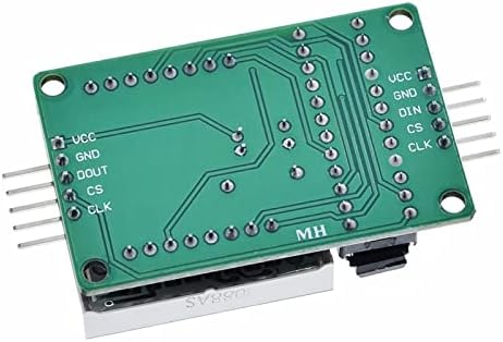 NHOSS 8x8-as 8 * 8 M-A-X-7219 Dot Led Mátrix Modul MCU LED Kijelző Vezérlő Modul 5V-os Interfész Modul Bemenet Közös Katód 1db