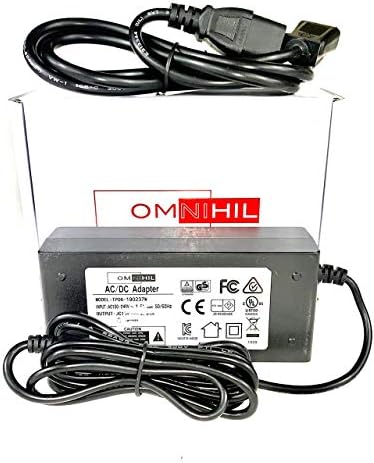 [UL] OMNIHIL 8 Láb Hosszú AC/DC Adapter Kompatibilis a Mezőnyben 12 Voltos 4.17 Amp szobakerékpár/Mezőnyben Konzol PLTN-RB1VO