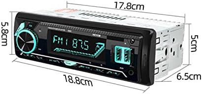 XIXIAN Autó Hifi,7 Színek Digitális HD LCD Kijelző Autó Sztereó Audio Rádió FM/UU/TF/MP3 Lejátszó BT V3.0 12V/24V-os LCD, Multimédia-Dash
