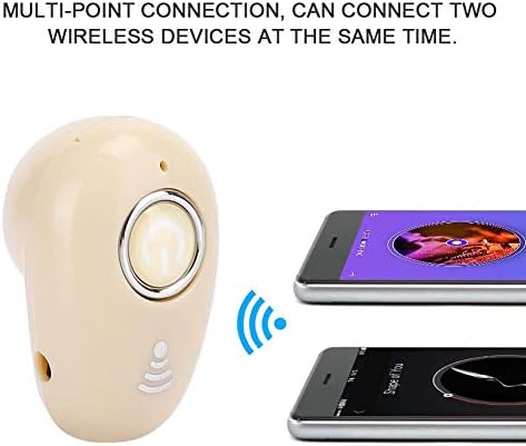 EBTOOLS Mini Vezeték nélküli Bluetooth Fülhallgató, Ergonómikus in Ear Fülhallgató, Kihangosító készlet Mono Mini Sport Fejhallgató