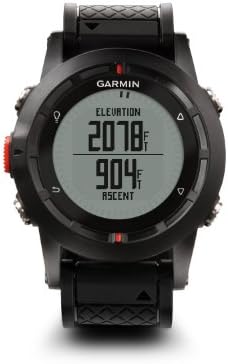 Garmin Fenix GPS Óra Fitness Tracker Okostelefon, Fekete (Hitelesített Felújított)