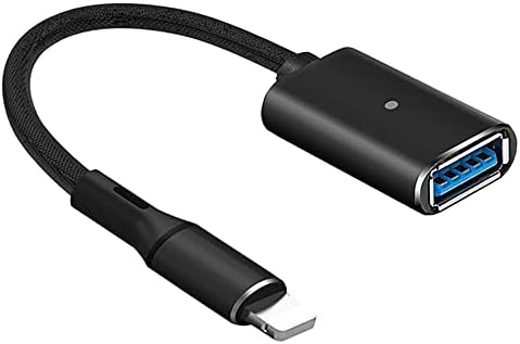 MeloAudio USB-Kamera-Adapter, iOS Férfi-USB 3.0 Női USB OTG Kábelt is Kompatibilis iOS 9.2, vagy Később, Támogató kártyaolvasó USB Flash Meghajtó