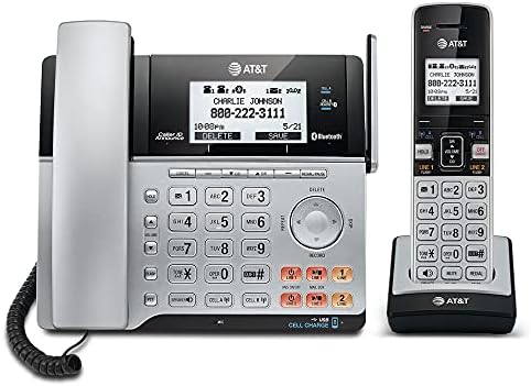 Az AT&T TL86103 2-Sor Vezetékes/Vezeték nélküli Kis Üzlet, Üzenetrögzítő, 2-Postaládák, Connect-hogy-Sejt, Hívófél-AZONOSÍTÓ