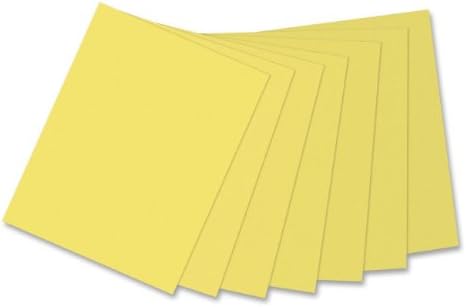 Pacon 102055 Kaleidoszkóp Többfunkciós Színes Papír, 24Lb, 8-1/2 X 11, Citrom Sárga, 500/Rm