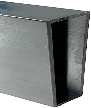 6063 alumínium-T52 Téglalap alakú Cső, 1 x 2, 0.63, 12 Hossza a Hő Egyéni