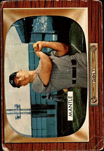 1955 Bowman 202 Mickey Mantle New York Yankees (Baseball Kártya) FAIR Yankees