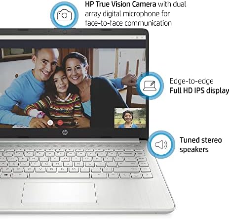 HP Legújabb 14 Laptop FHD az Üzleti, mind a Diákok Alapvető, 16GB RAM, 512 gb-os PCIe SSD, AMD Ryzen Dual-Core Processzor, Webkamera,